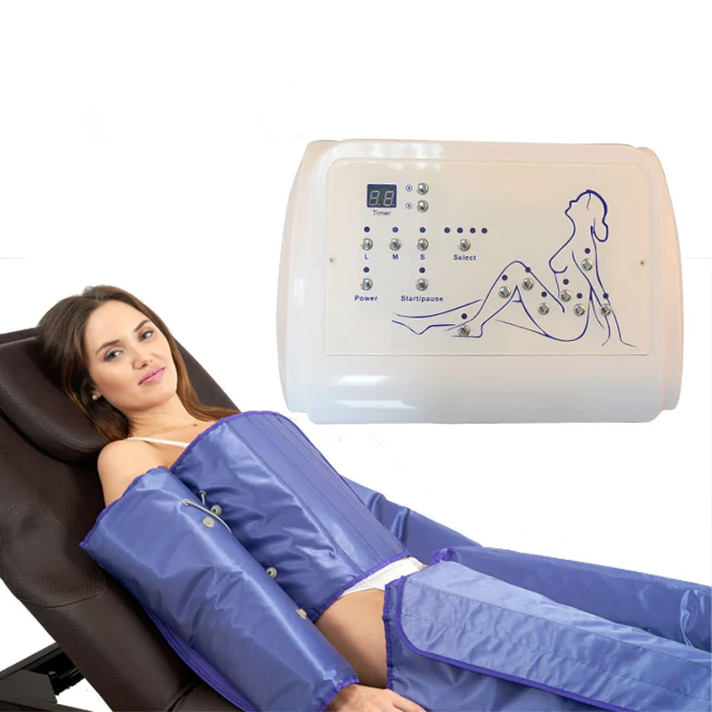 Portable Foot and Leg Pressotherapy Massage Pressure Air Compression Recovery Boots for Blood Circulation