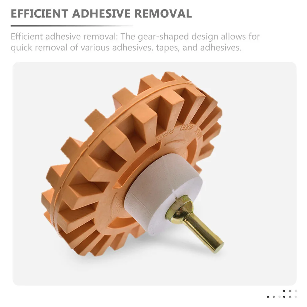 Ruota di gomma Dispositivo di rimozione decalcomania in gomma da 4 pollici Dispositivo di rimozione adesivo efficiente per adesivi in vinile per auto Forniture per dettagli auto