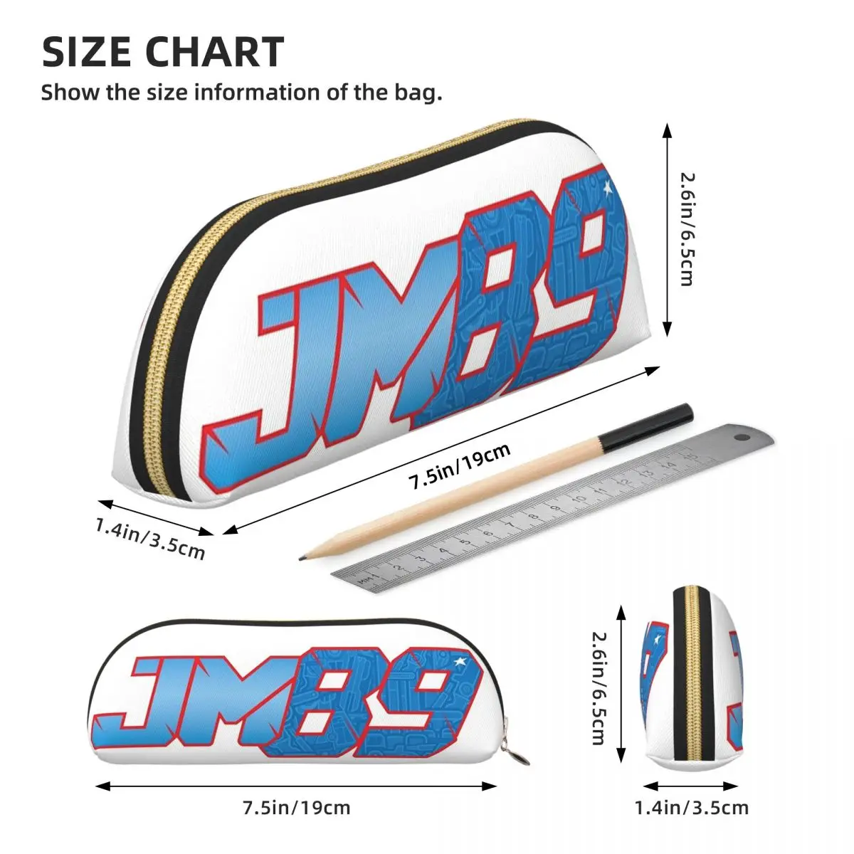 خورخي مارتن رقم 89 مقلمة قلم رصاص الحقيبة تخزين لوازم مكتبية سعة كبيرة صندوق القلم حقيبة أقلام رصاص لهدايا الطلاب #2