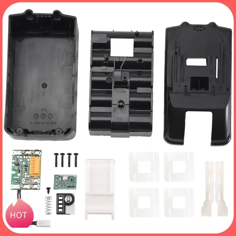 HOT-BL1830 10 × 21700 バッテリーケース PCB 充電保護回路基板シェルボックス BL1860 18V 3.0Ah 9.0Ah ハウス用