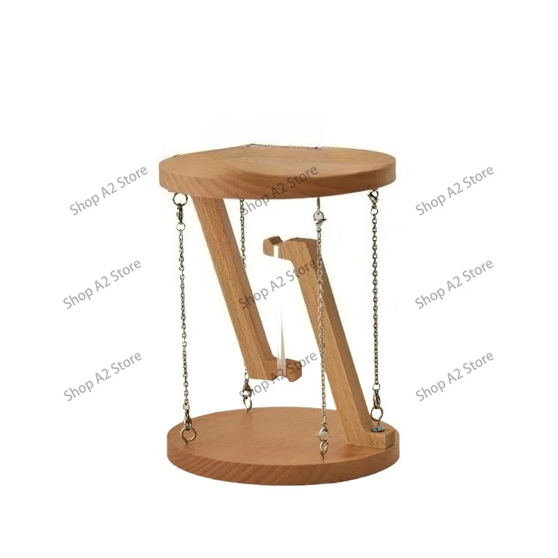 Floating Table Tensegrity Structure Ornaments Wooden Plant Stand Anti Gravity Physics Gift Cup Holder Creative Decor Home Decor