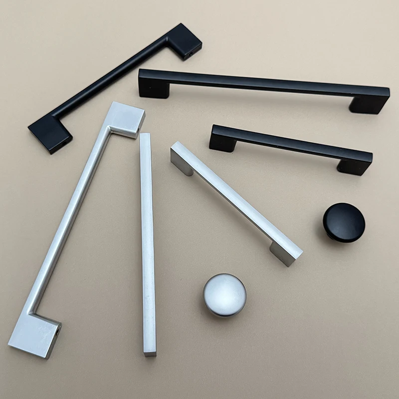 

American Style Two Colors Cabinet Handles Furniture Wardrobe Wall Cabinet Door Handle Drawers And Shoe Cabinet Handle Hardware