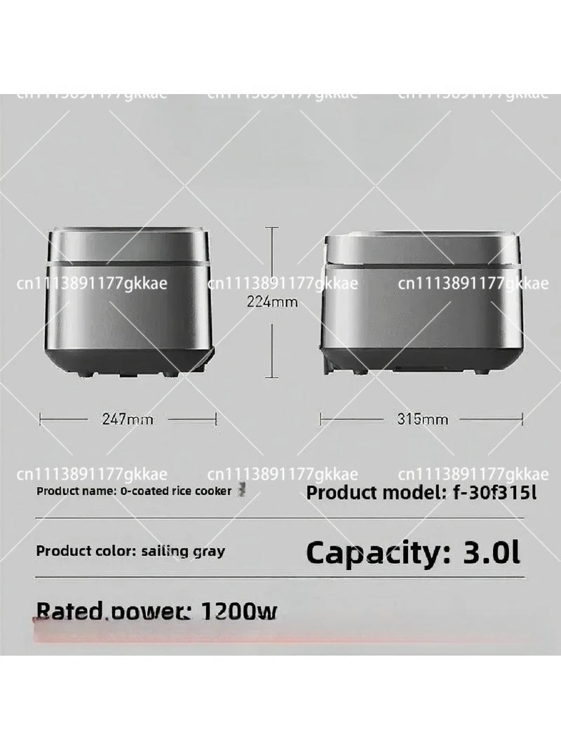 316 IH Rice Cooker 3L Electromagnetic Heating Multi Functional Intelligent Cooker