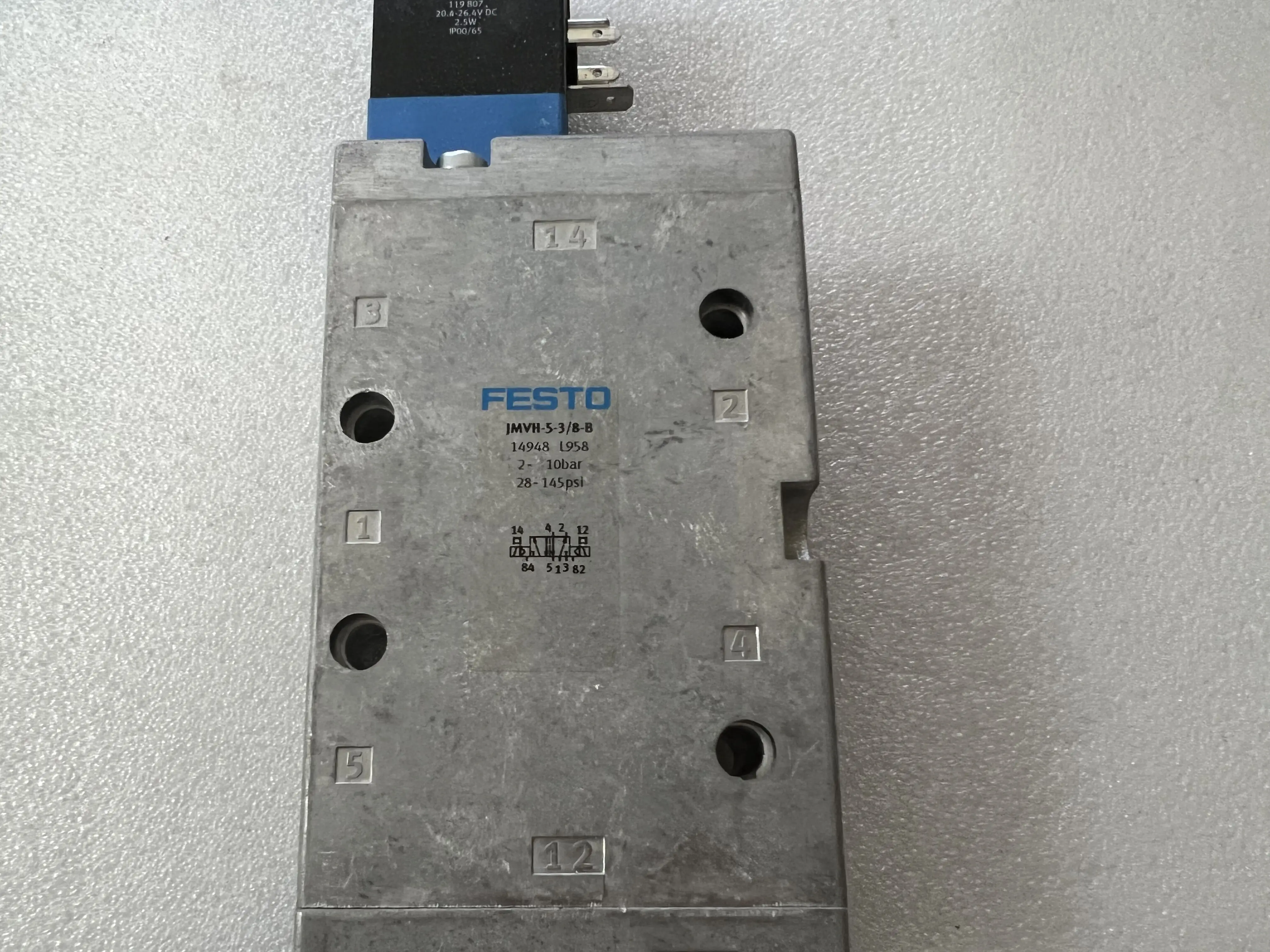 Authentic FESTO Festo Solenoid Valve JMVH-5-3/8-B 14948 Spot.