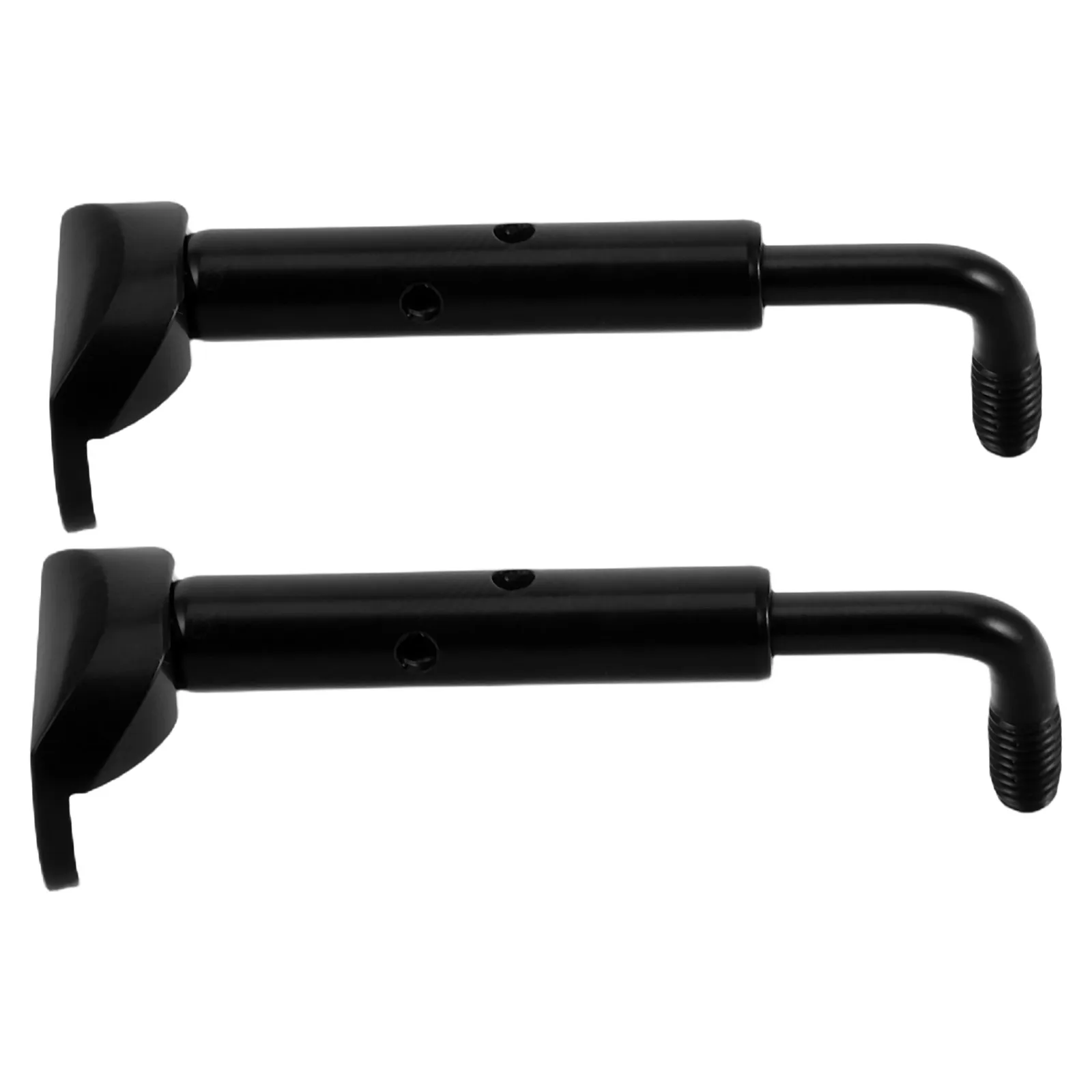

2 Pcs Screws Violin Chin Rest Metal Clamp Cheek Replace Half Section Black Comfortable
