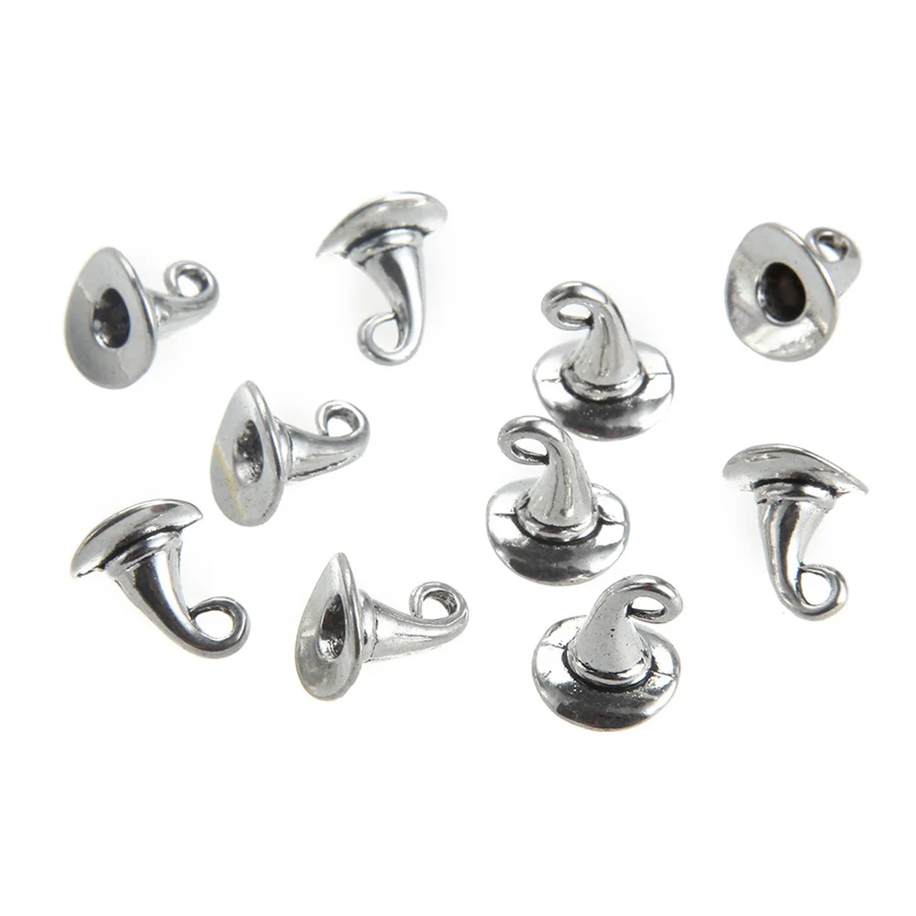 

20Pcs Witch Hat Alloy Pendants Charms Stylish DIY Jewelry Making Accessories for Necklace Bracelet Keychain Charm Pendant Set
