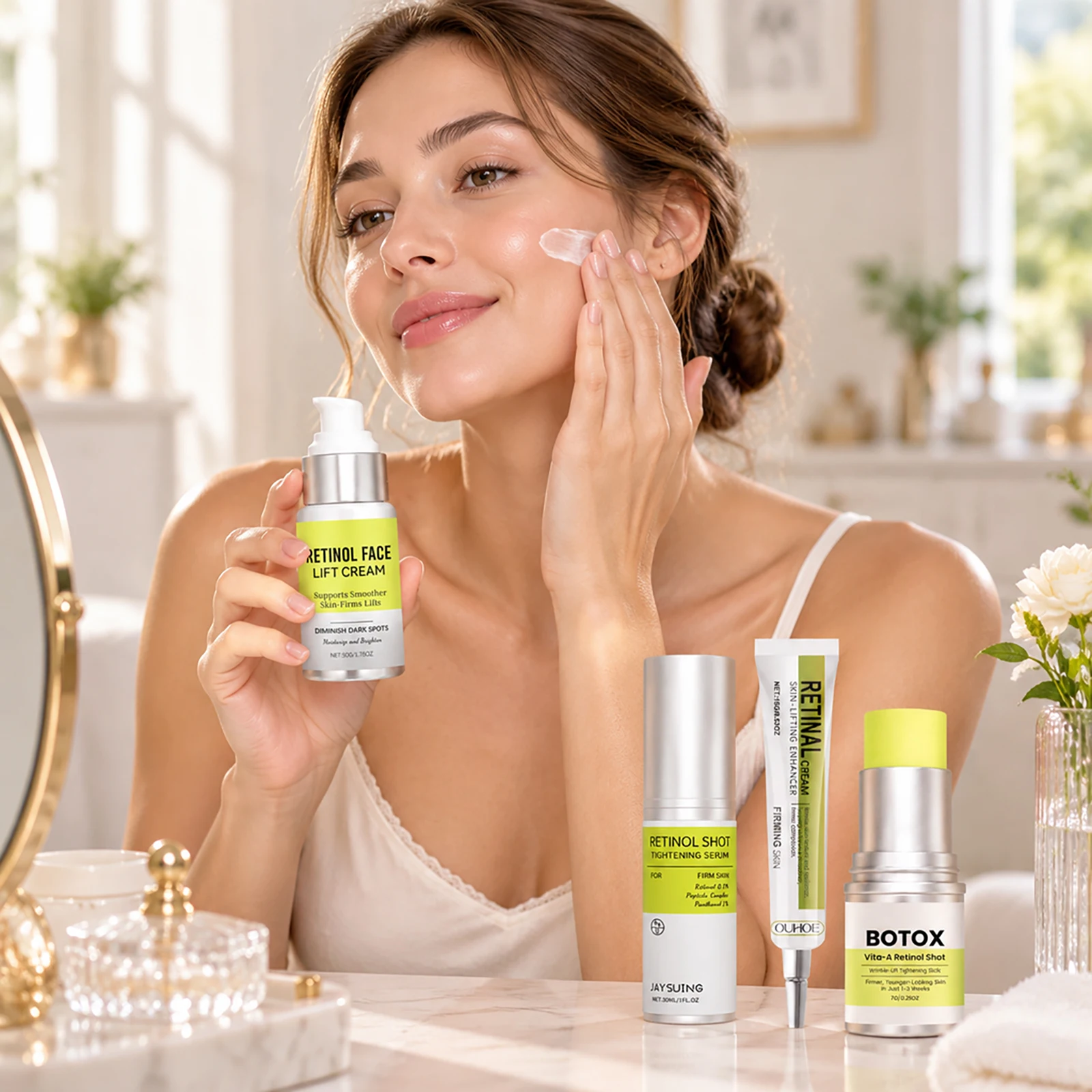 Set coreano con vitamina A y r - The Ordinary Serum Hyaluronic Acid reseña y precio