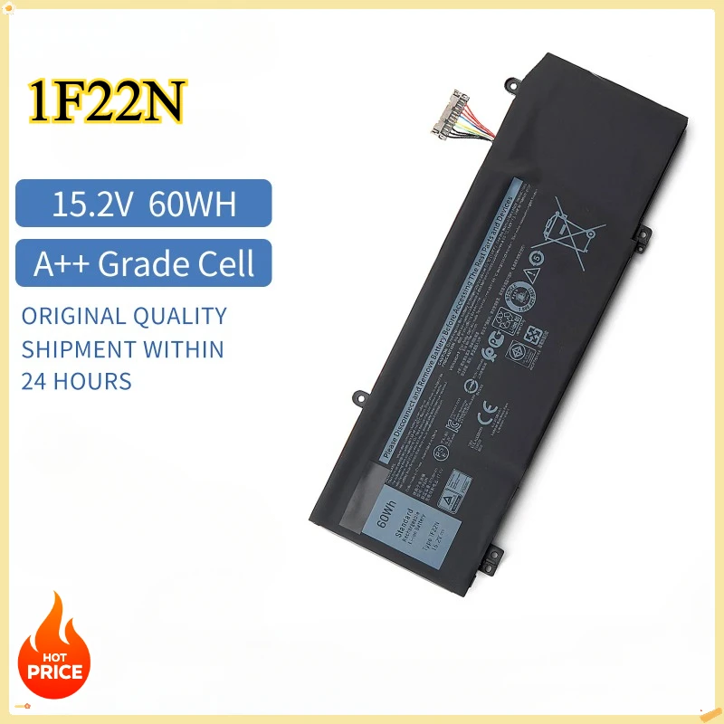 

1F22N 3750mAh 15.2V 60WH Laptop Battery For ALIENWARE DELL 2018 orion M15 M17 R1 P82F P40E P79F P37E Inspiron G5 5590 G7 7590