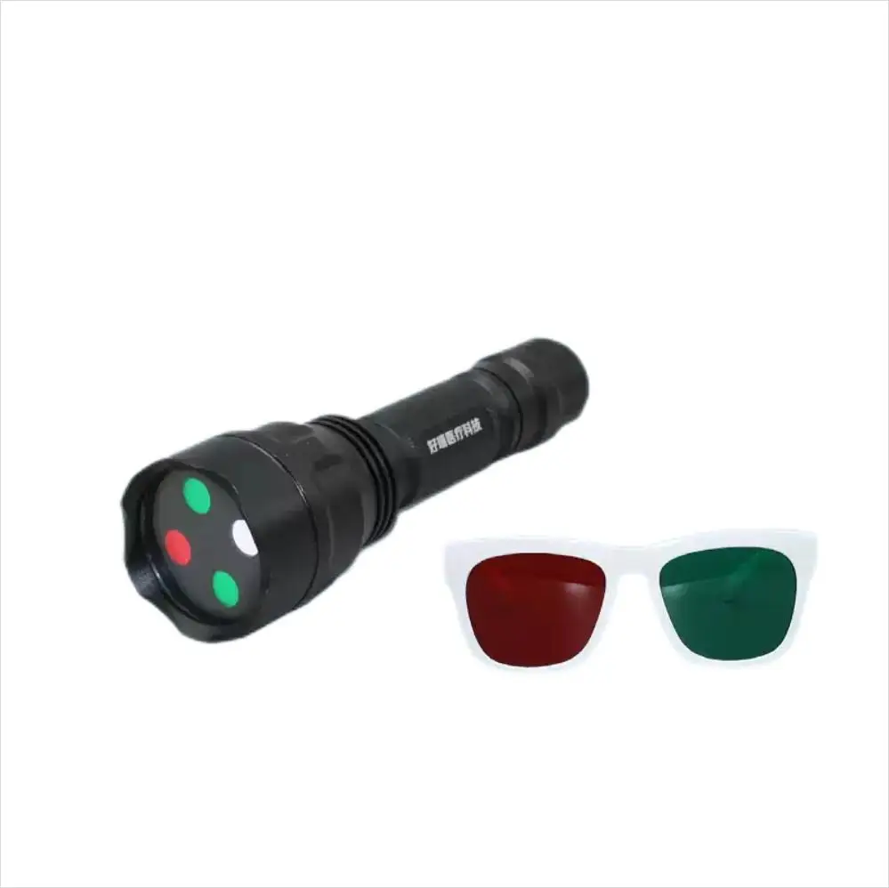 Amblyopia Training Portable Optometry Worth 4 Dot Test with Red/Green Glasses