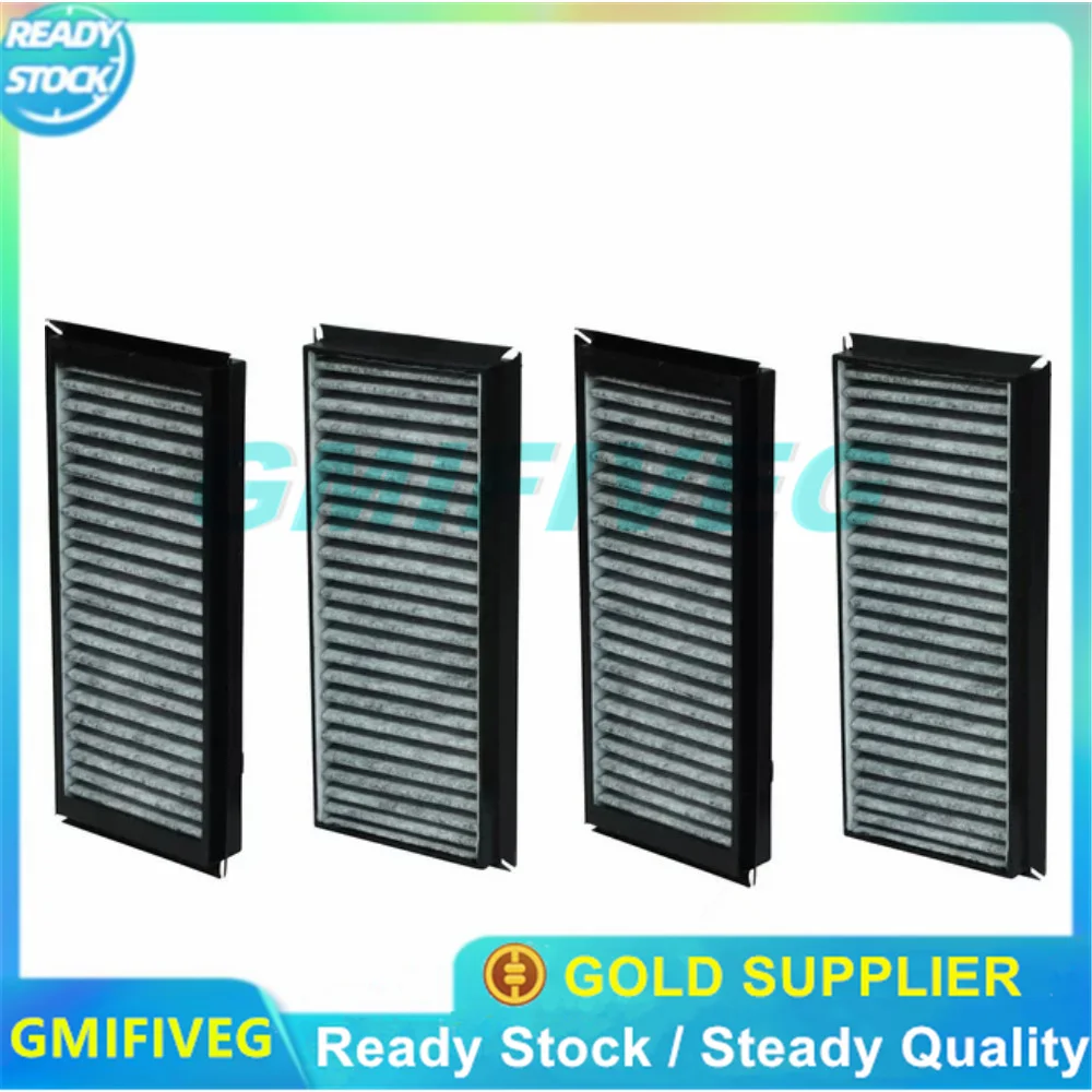 New 4PCS Cabin Filter Fresh Air Filter for BMW M3 2008-2013 E90 E91 E92 Engine N52NB25 N55B30 N47B20 N57D30 N46B20 64319159606