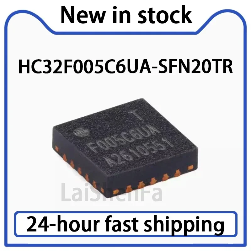 5PCS HC32F005C6UA-SFN20TR QFN-20 32-bit Microcontroller MCU in Stock