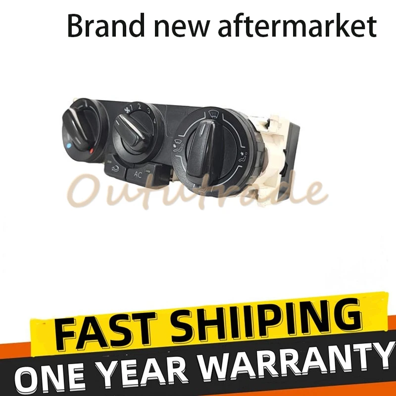 Calentador de aire acondicionado fresco Manual 6RF 820 045 C, Panel de Control de clima, interruptor de perilla para Volkswagen Polo Vento 6RF820045C