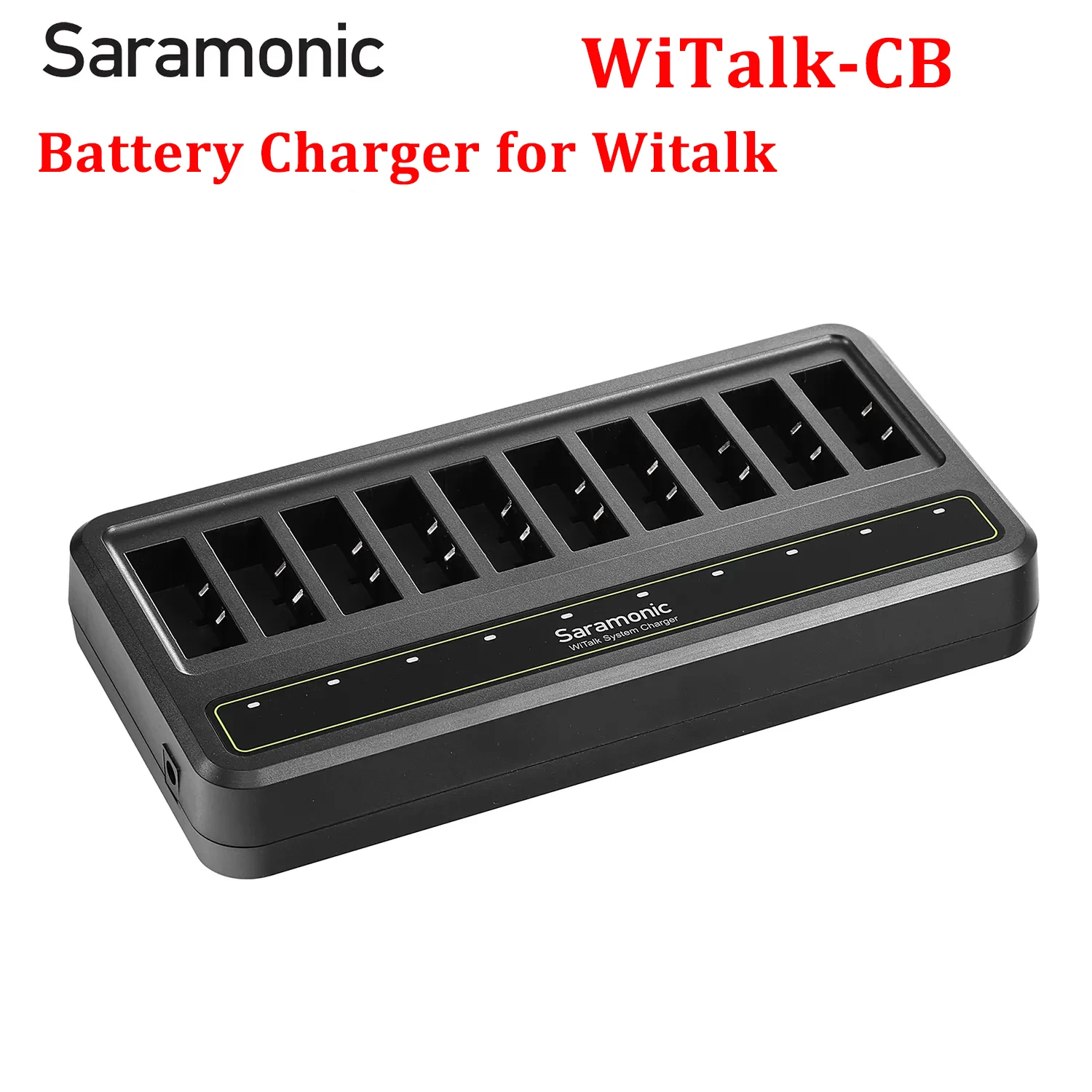 

Saramonic WiTalk-CB 10-Bay Charger for WiTalk Intercom Headsets & Hub WiTalk-BP Li-ion Batteries