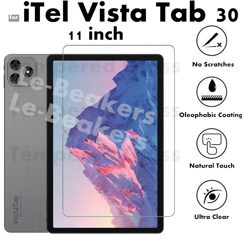 2 Pcs for iTel Vista Tab 30 VistaTab 30 11 inch 2024 Tablet Tempered Glass Scratch Resistant Screen Protector