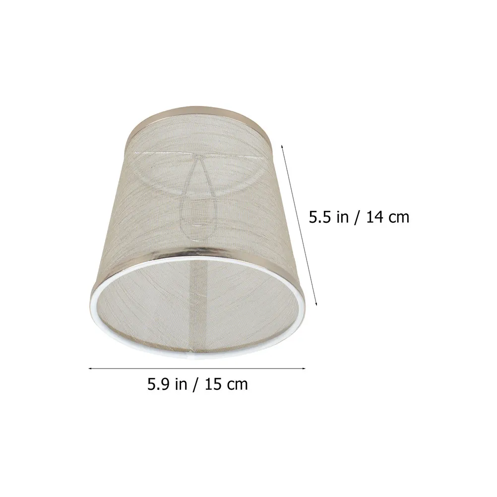 Dust-Proof Lamp Shade Clips for Pointed Bulbs – 2pcs Table Desk Wall Lamp Shade Holders for Home Office Study