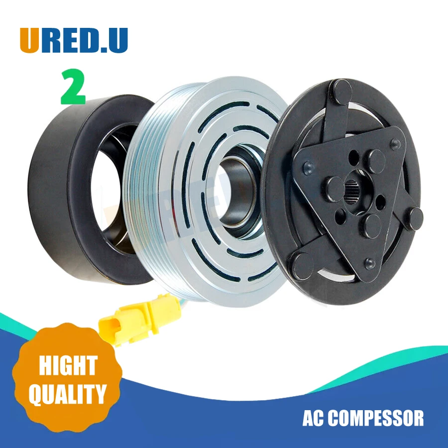 SD6C12 AC Compressor Clutch  1363 1351 1364 1355 1367 9671216280 6453QK 9670318880 for Peugeot 207 307 408 Citroen C2 C4