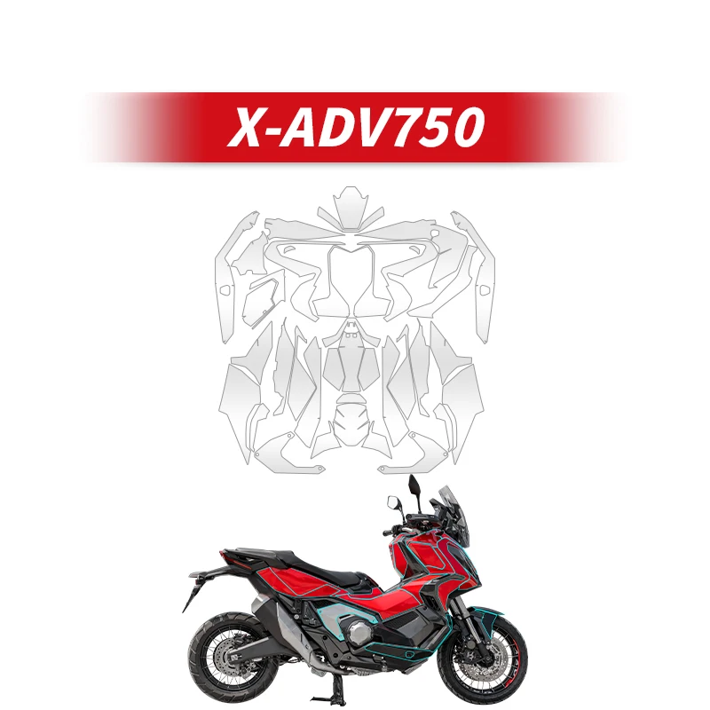 

Used For HONDA X ADV 750 Motorcycle Full Paint Protection Of Bike Accessories Film Paint Parts Area Transparent Stickers Kits