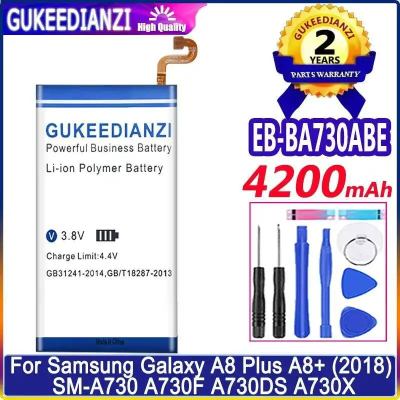 

Mobile Phone Battery EB-BA730ABE 4200Mah For Samsung Galaxy A8 Plus A8+ 2018 SM-A730 A730F A730DS A730X