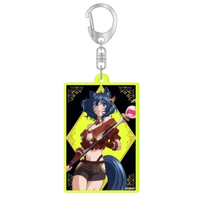 Wholesale My Status as an Assassin Obviously Exceeds the Hero’s Anime Keychain Accessories Bag Charm  Keyrings Freinds Gifts 6cm