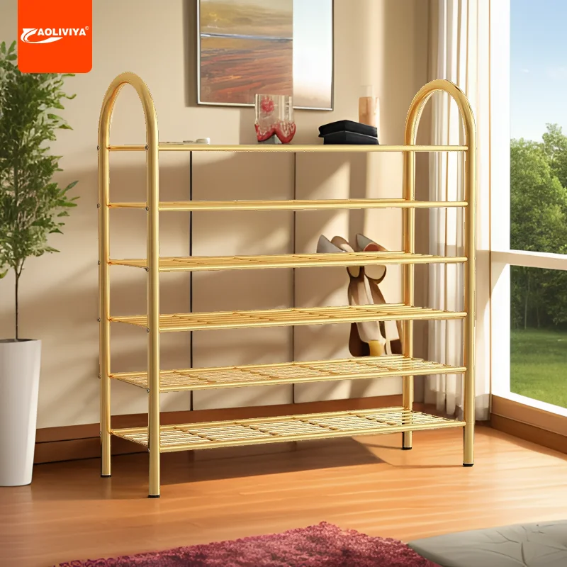 Aoliviya Simple Shoe Rack Home Storage Shoe Cabinet Entrance Hall Multi-Layer Dormitory Corridor Balcony Indoor Commodity Shelf