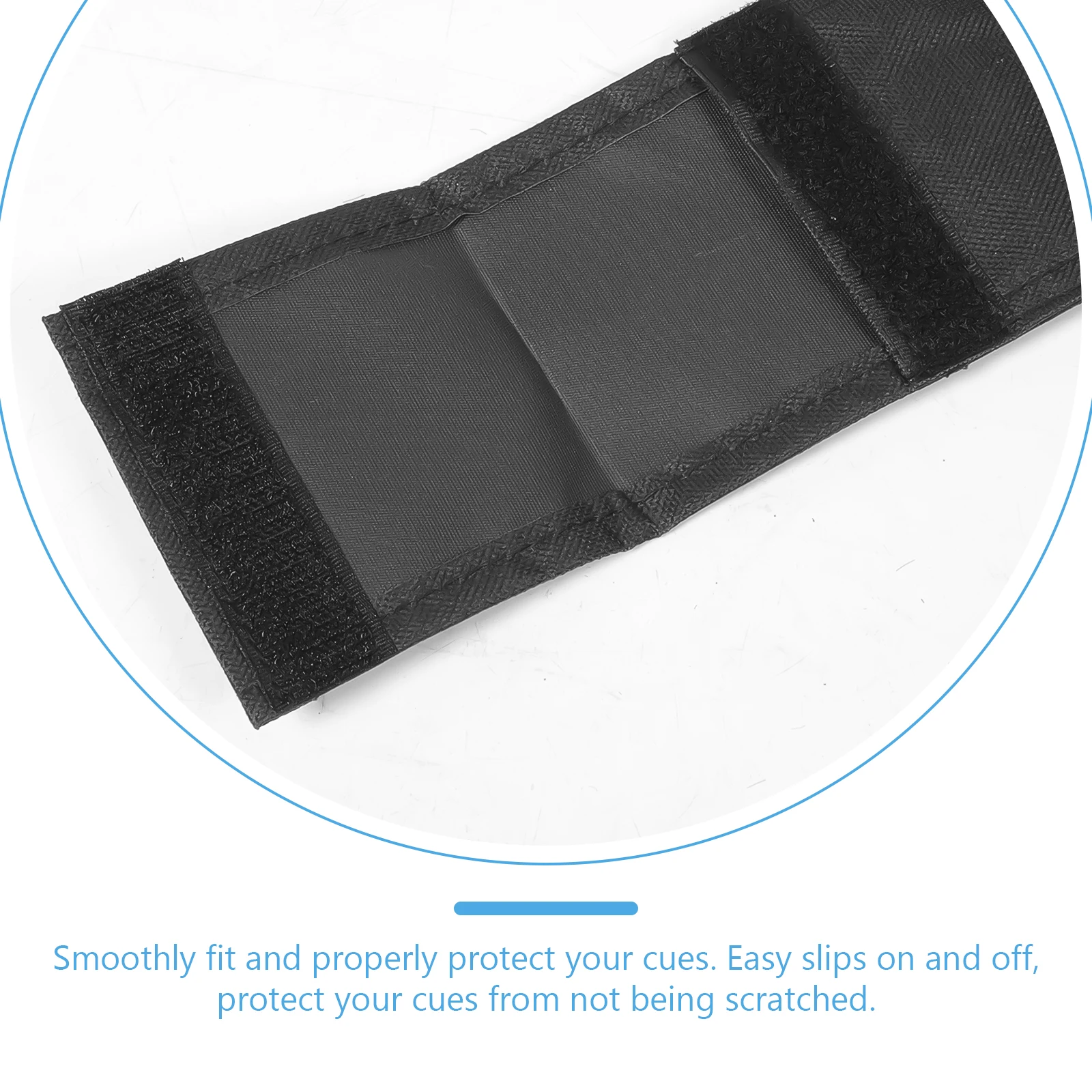 

Nylon Billiard Cue Bag Organizer Portable Pool Stick Pouch Scratch Proof Easy Access Adjustable Strap for Travel