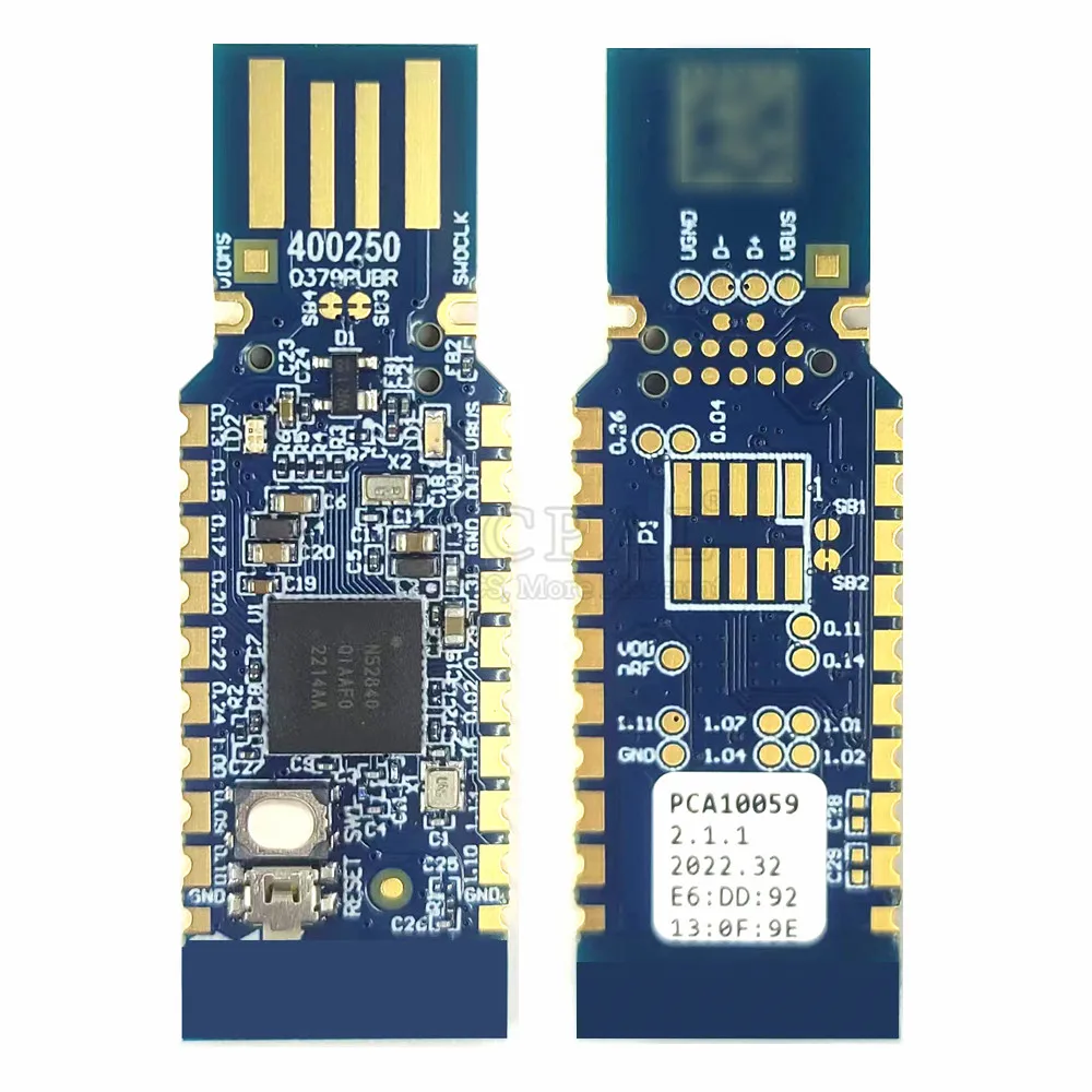 Oryginał dla Nordic nRF52840 moduł klucz USB narzędzia rozwojowe Bluetooth NRF52840-DONGLE moduł dla ZigBee BLE ANT 2.4GHz