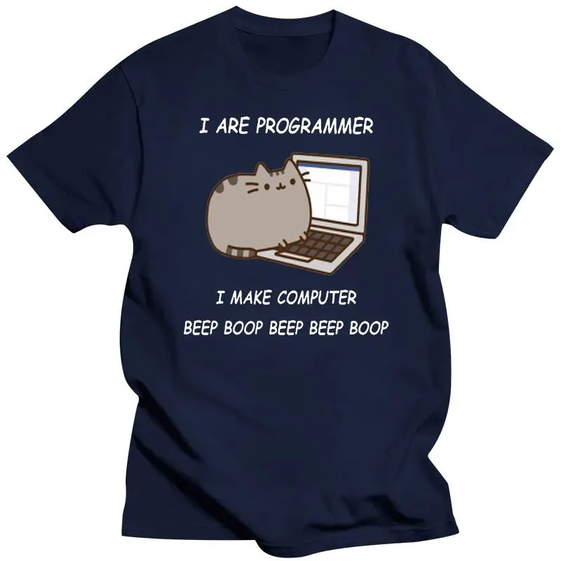 Mens Clothing I Are Programmer I Make Computer Beep Boop Men'S Black T-Shirt Fashion Classic Tee Shirt