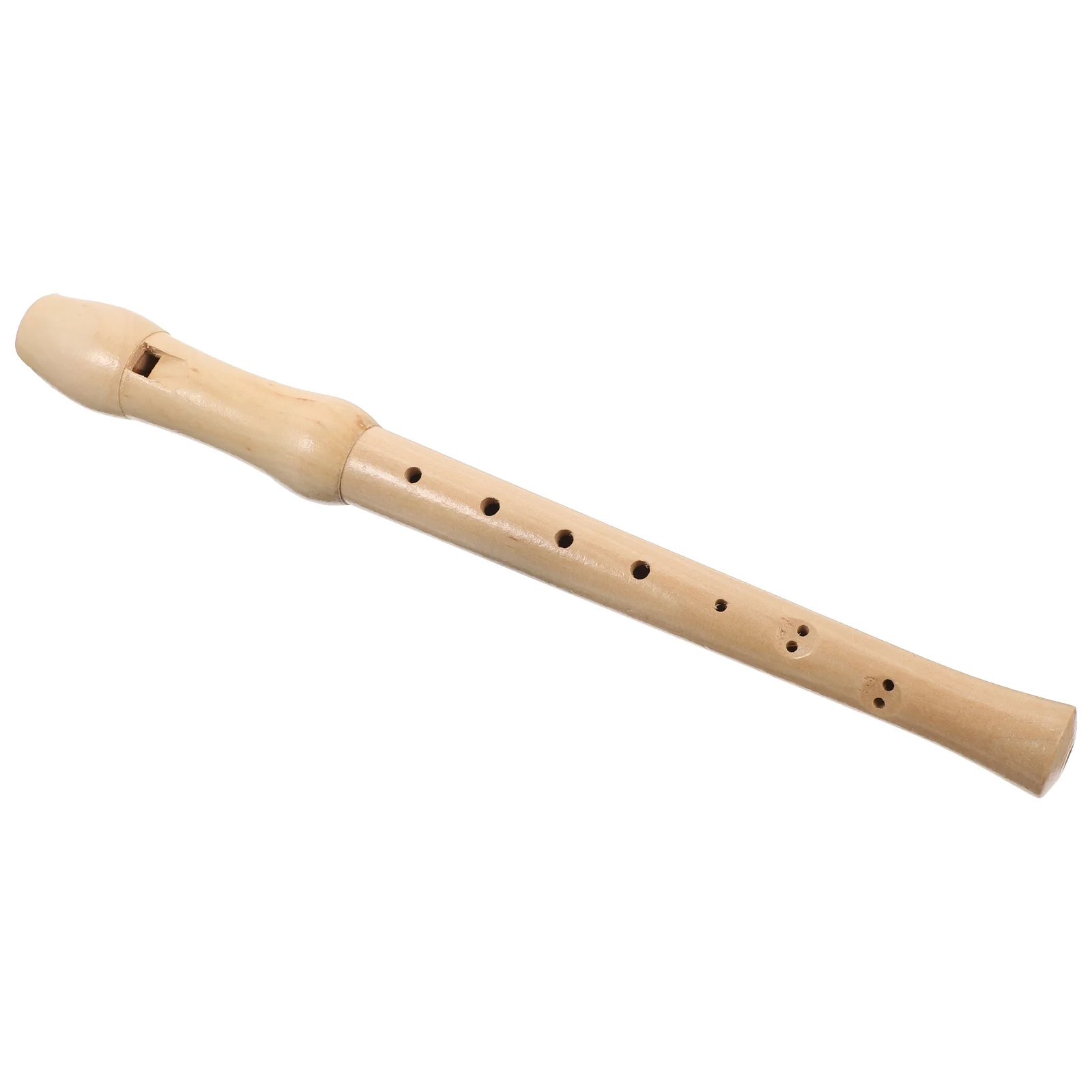 

Wooden Flute Recorder for Kids Children Musical Instruments Beige 8-Hole Student Clarinet Wind Beginner Practice Toy