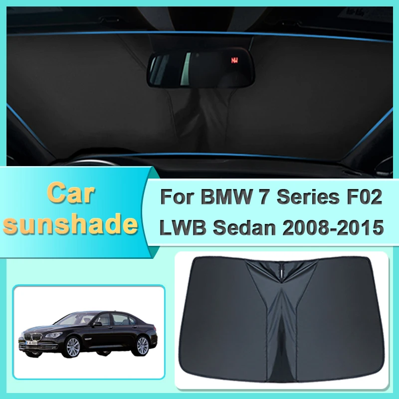 

Car Sunshade For BMW 7 Series F02 LWB Sedan 2008-2015 Visor Windshield Heat Insulation Shade Sun Protection Car Tool Accessories