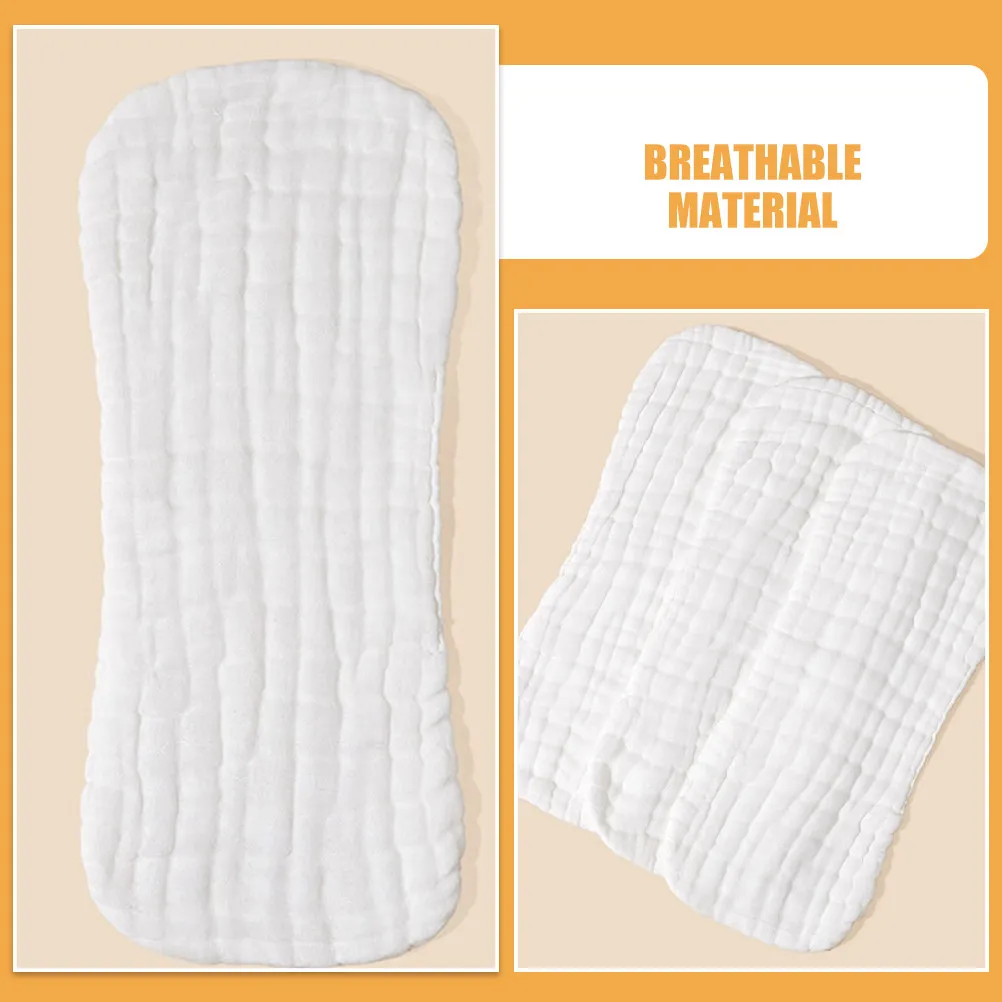 5Pcs Cotton Newborn Diapers Washable Reusable Breathable Soft Cloth Diapers for Babies 0-3 Months 35x15cm Baby Diaper