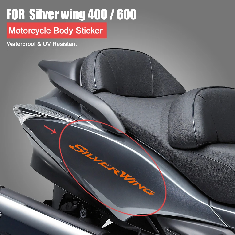 Motorcycle Stickers Reflective Decal Silver Wing Sticker for Honda Silverwing 400 600 Accessories 2005 2006 2007 2008 2010 2015