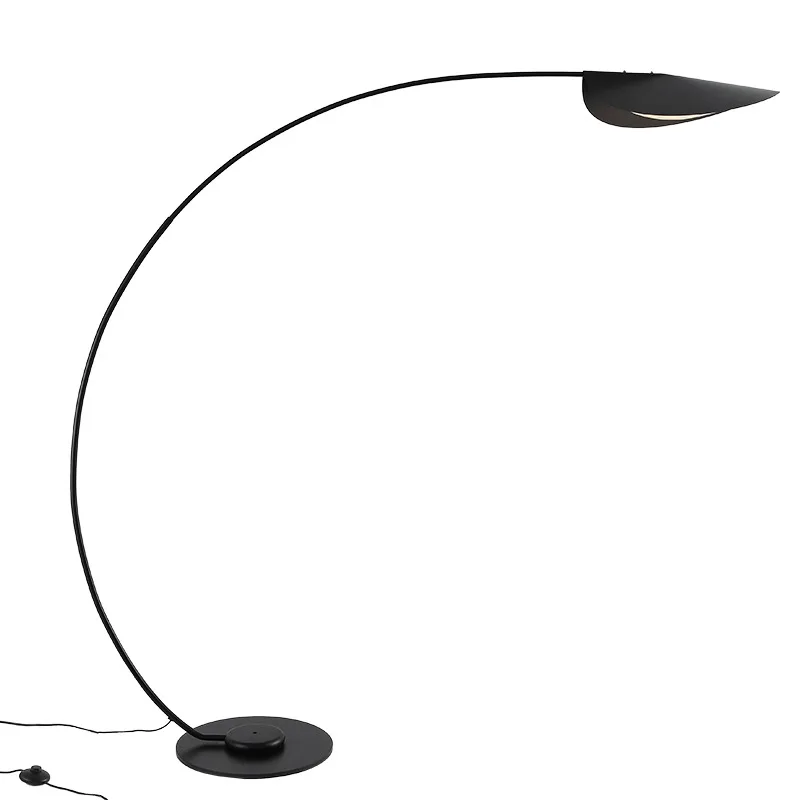 Nordic Parabola LED Floor Lamp black Floor Lamp Standing Light for Bedroom Living room Decoration Standing lamp Fixture