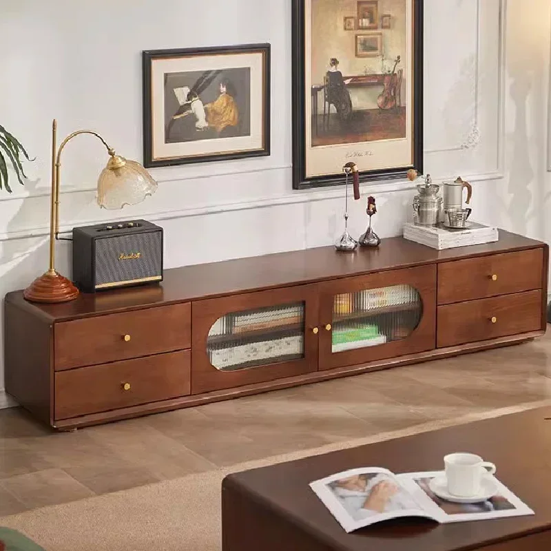 

Living Room Tv Cabinet Center Modern Display Luxury Wood Entertainment Monitor Stand Consoles Mueble Salon Blanco Furnitures