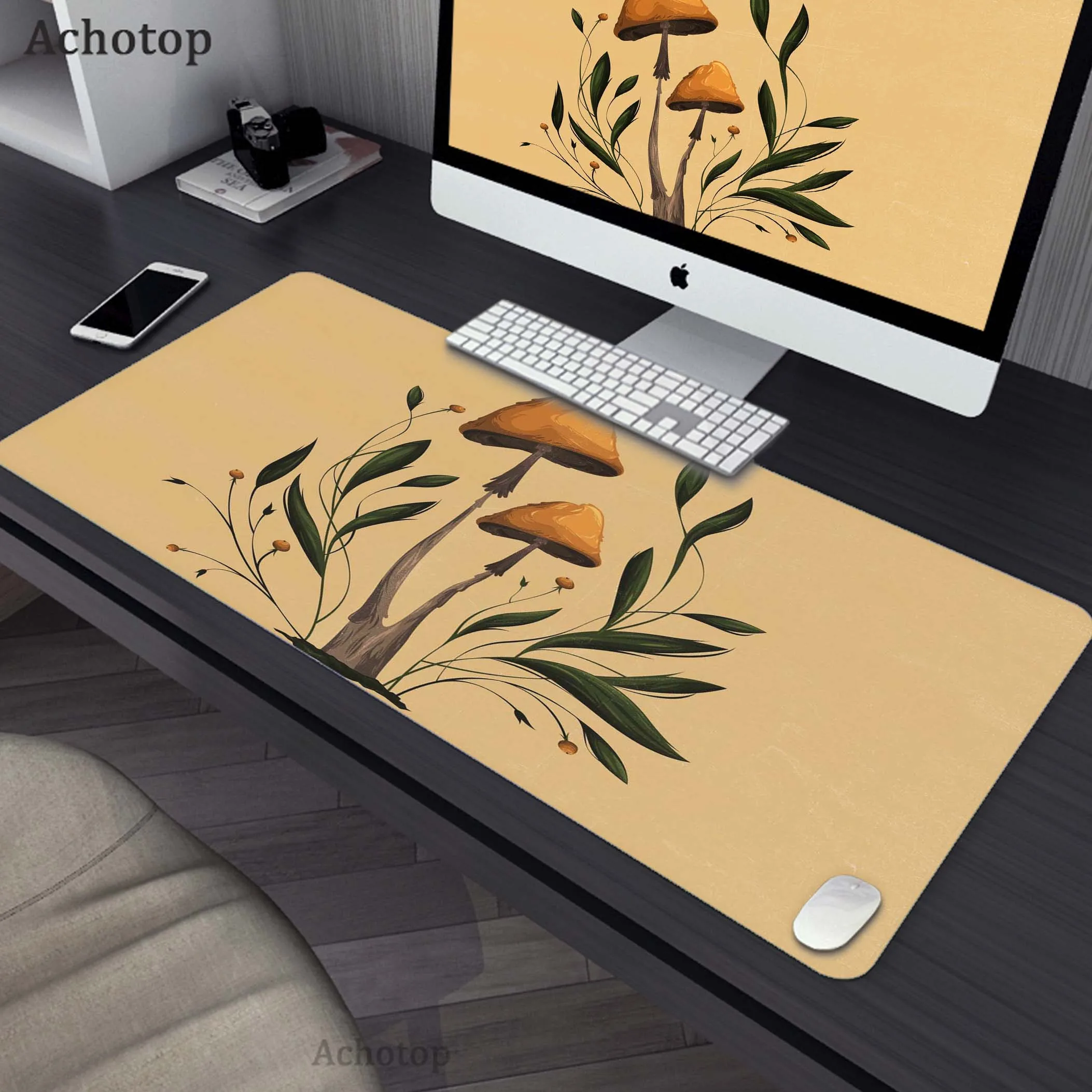 

Extended Mouse Pad Office Mousepad Gaming Speed Keyboard Pads Table Carpet Computer Flowers And Plants Pattern Gamer Desk Mat