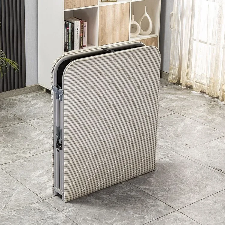 Foldable bed board-style single adult home nap bed, office nap bed, simple hard board wooden bed companion bed