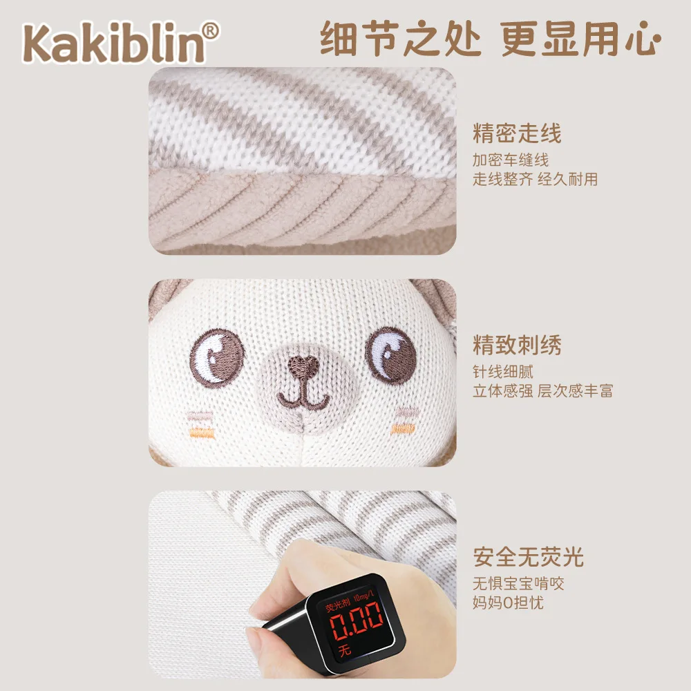 ของเล่นเขย่ามือแบบถอดได้ ของเล่นแขวนติดเตียงเด็ก ของเล่นห่อผ้าฝ้ายออร์แกนิค ของเล่นแขวนรถเข็นเด็ก โมบายการ์ตูน ของเล่นเสริมพัฒนาการ ของขวัญ