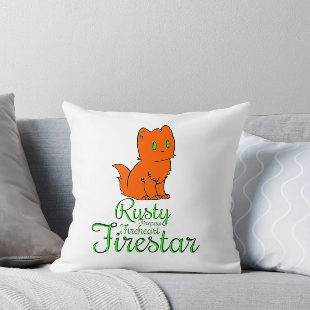 

Warrior cats firestar Throw Pillow Couch Cushions Decorative Sofa Cushion christmas cushions covers Covers For Sofas pillow