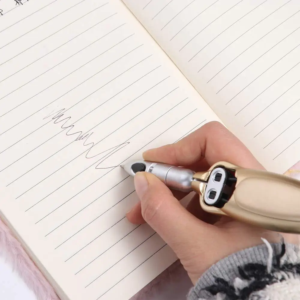

ABS Students Robotic Pen Multifunction Push Type Robotic Ballpoint Transformation Sign Pen Foldable Writing Pen