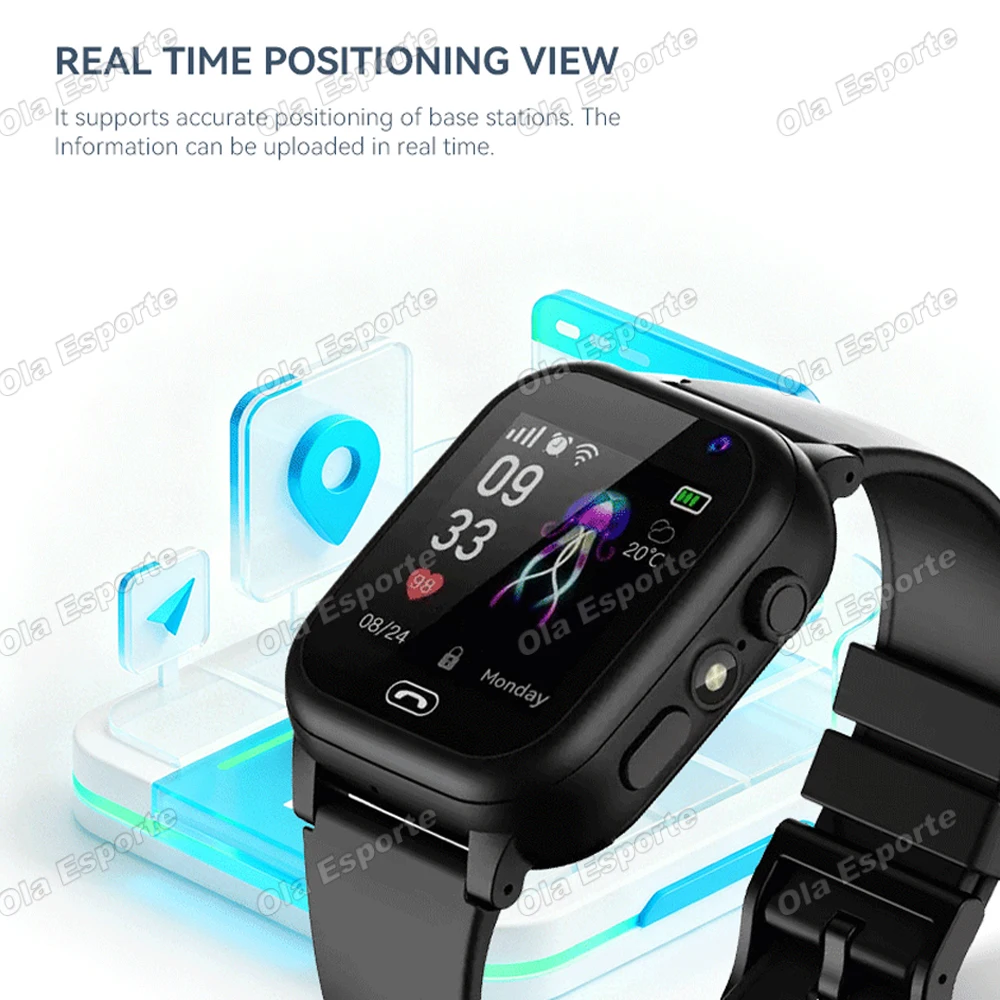 4G Kids Smart Watch GPS Positi - Smartwatch Watches For 12 Year Old Boy 评论和价格