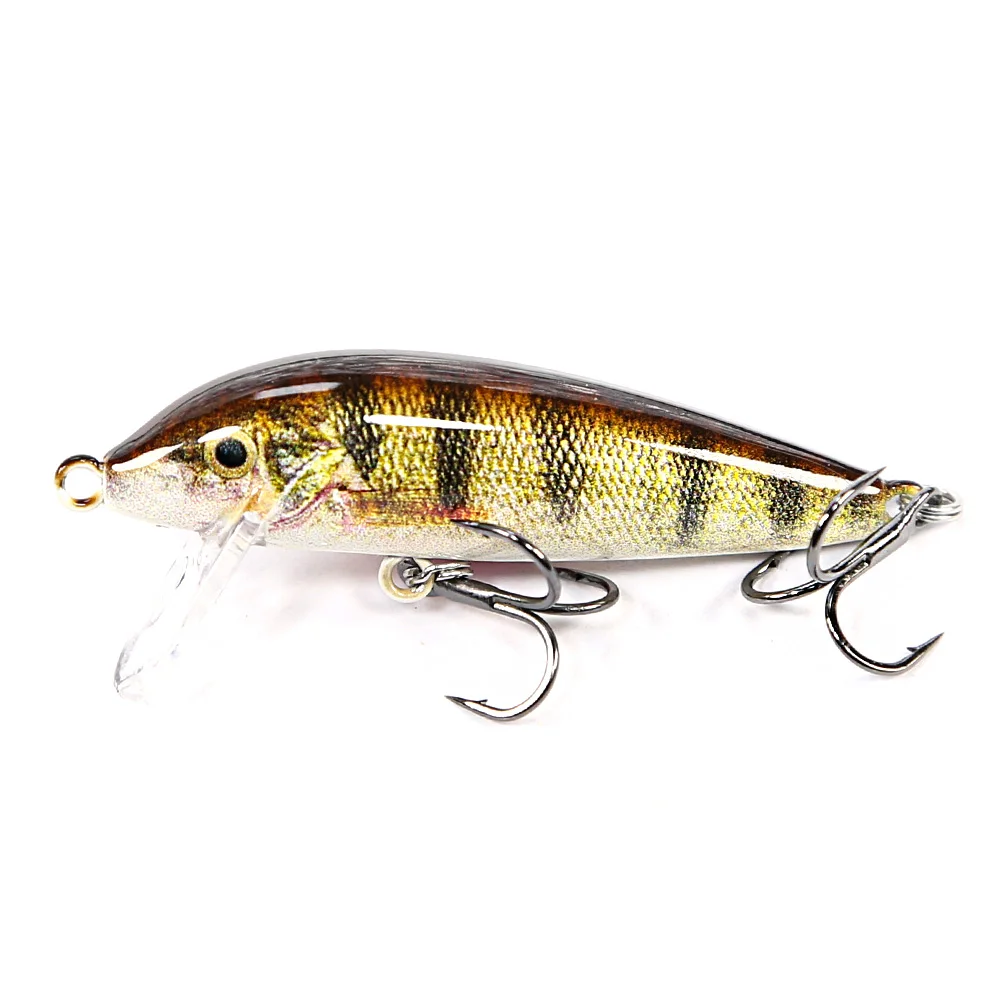 B&U Sinking Minnow Wobbler Angelköder für Barsch, Barsch, Hecht, Forellenköder und harter Köder, Jerkbait für Barsch-Angelgerät