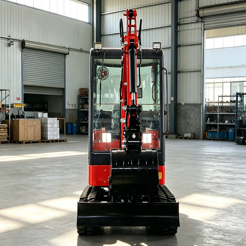 Durable Small Hydraulic Excavator 0.025m³ Bucket Customize Diesel Mini Digger Swing Boom for Drainage Ditch Work view 5