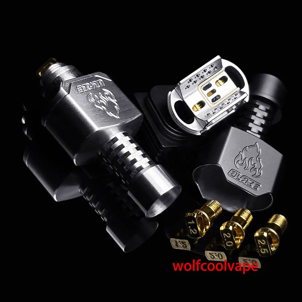 Wolfcoolvape ชุดถังธันเดอร์เฮดสำหรับ BB/billet/Boro 3.0 / 2.5 / 2.0 / 1.2mm 4ml