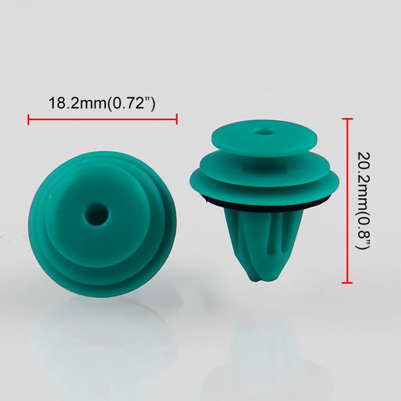 Totyota用トリムパネルナイロンリテーナークリップ、90467-10188、25個