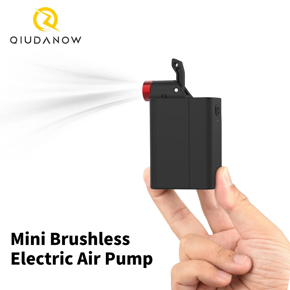 

Крошечный электрический велосипедный насос 130 фунтов на квадратный дюйм, портативный велосипедный воздушный насос с клапаном Presta и Schrader для электронных велосипедов и различных велосипедов