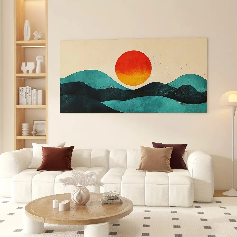 

Finding order in chaos: Harmony in chaos, excellent gift choice, interior decor, 1.5 inch thick solid wood frame