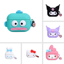 Sanrio Kuromi Hello Kitty Headphones Cover Cartoon Anime cool Anti-drop Soft TPU Material, Suitable For Airpods 1 2 3, Pro, Pro2