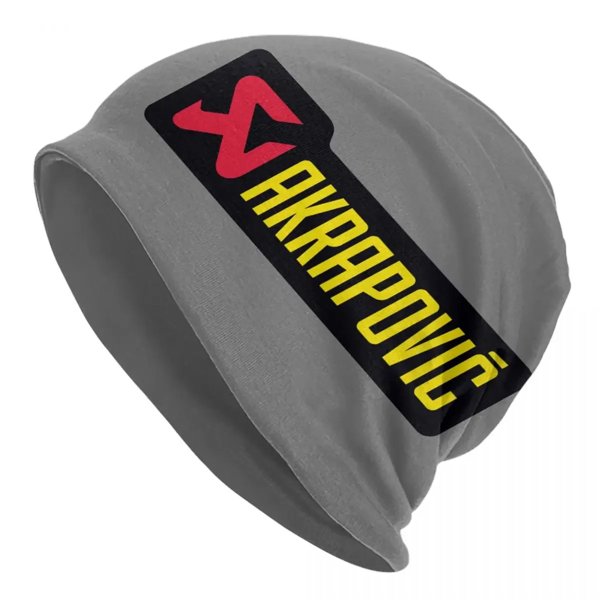 Akrapovics Logo AKS Motorcycle Exhaust Warm Knitted Cap Hip Hop Bonnet Hat Autumn Winter Outdoor Beanies Hats for Men Women