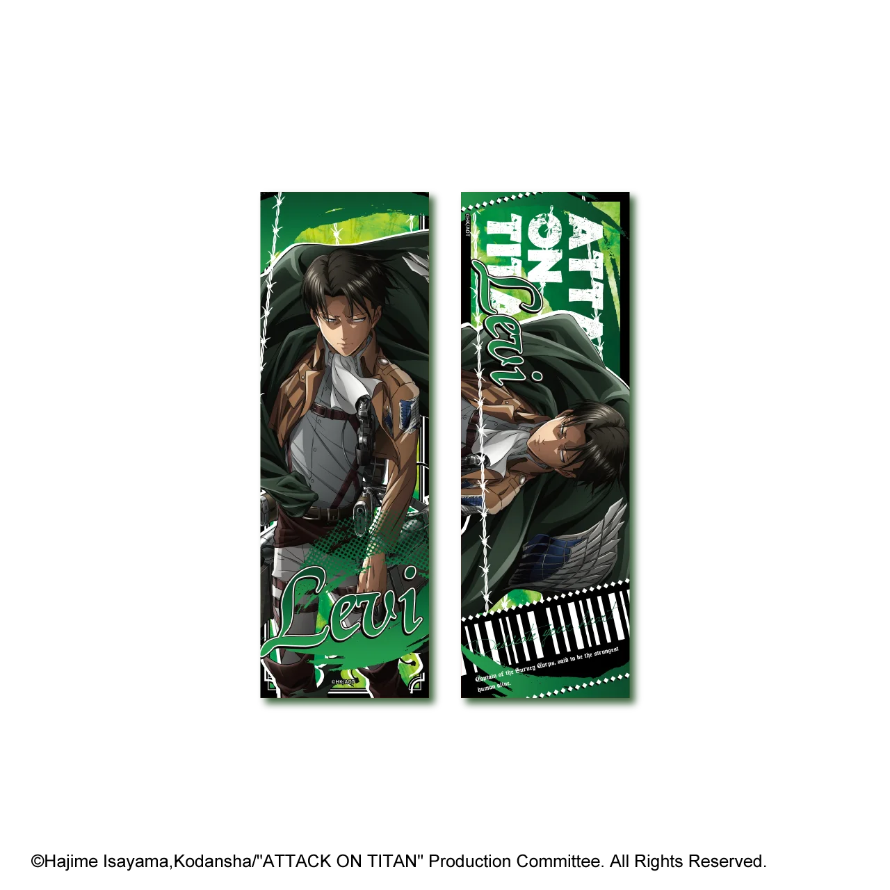 

Shingeki No Kyojin/Attack on Titan Levi Ackerman Cosplay Laser Ticket Cartoon Anime Delicate Individuality Ambitus Cute