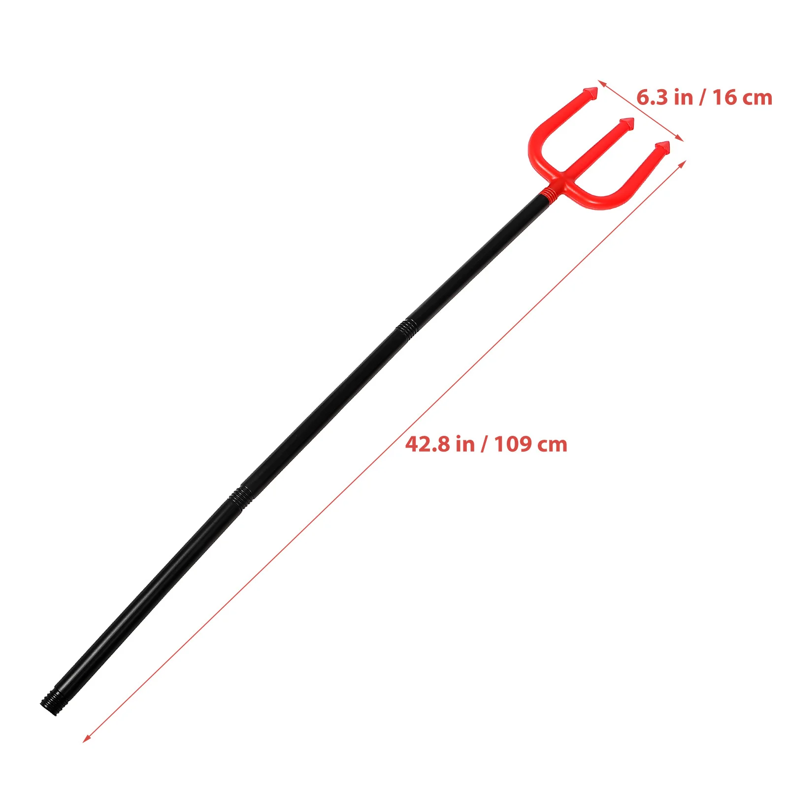 Devil Trident Prop Creative Lightweight Plastic Cosplay Party Photography Kids Accessory Halloween Carnival Children Supply