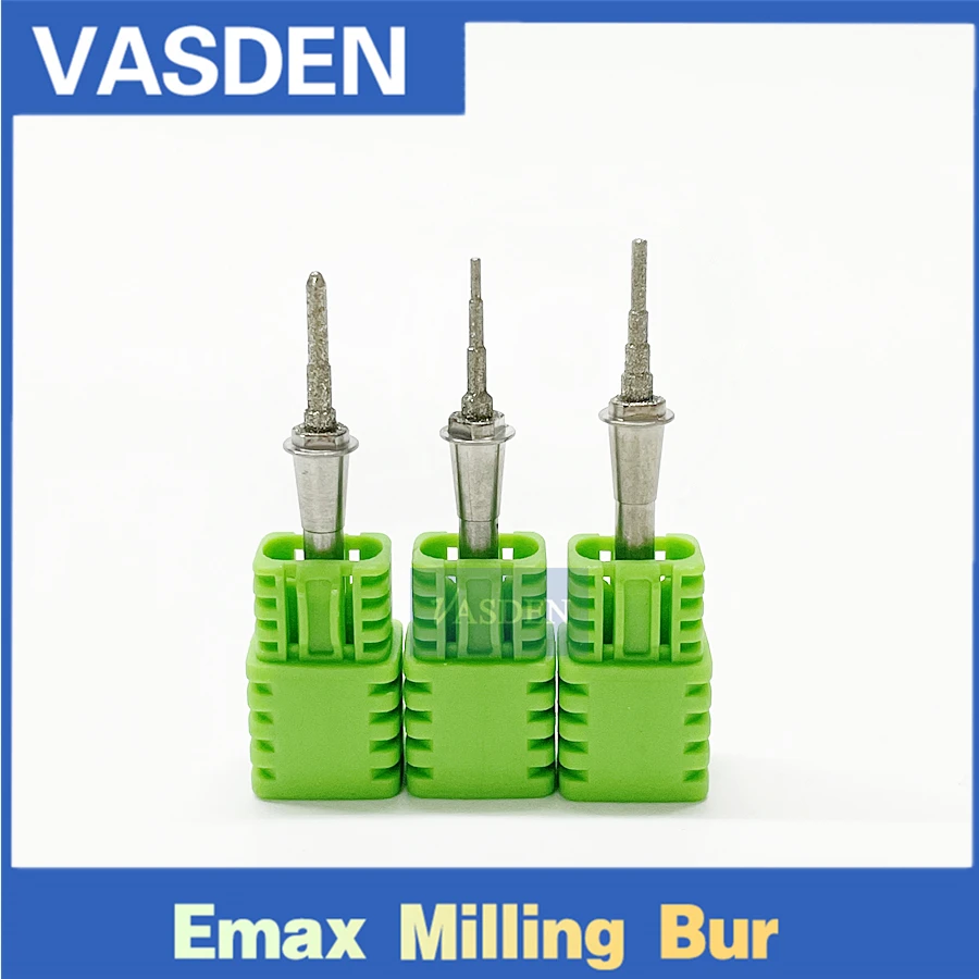 Dental Sirona MCXL Milling Burs For Dental Lab Material Glass Ceramic Emax LIthium Disilicate Grinding Coating Bur 1.0 1.3 1.8